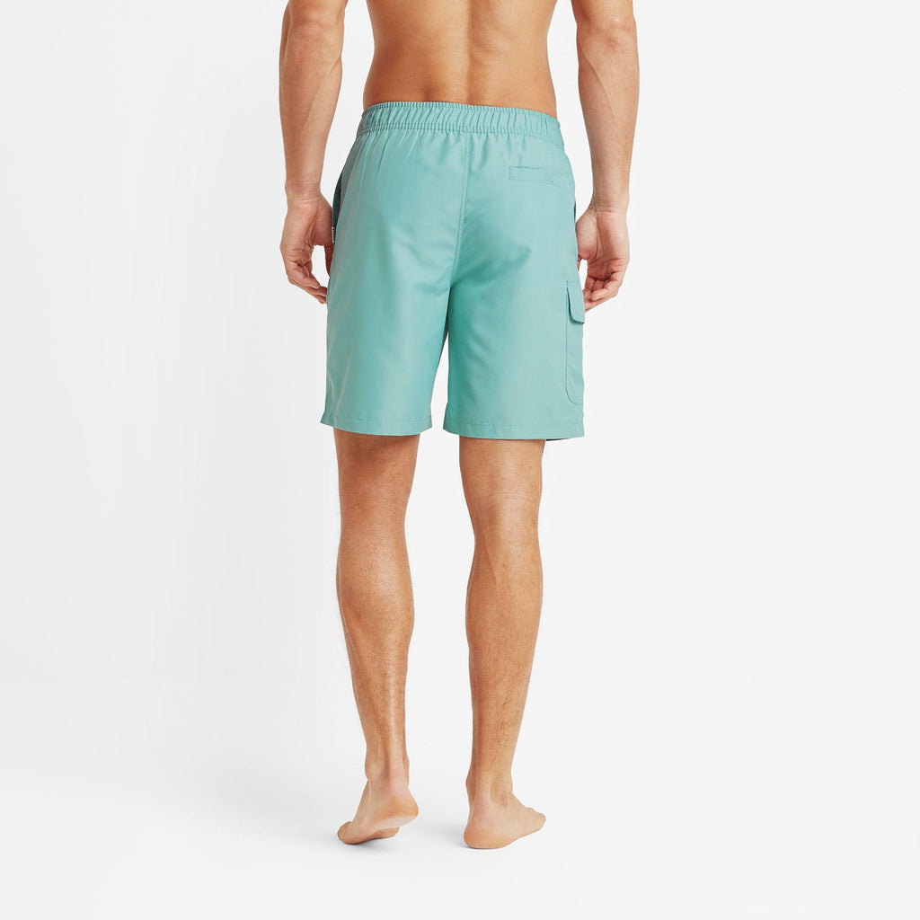 Aslan Mens Swimshorts - Muted Teal - Image 3