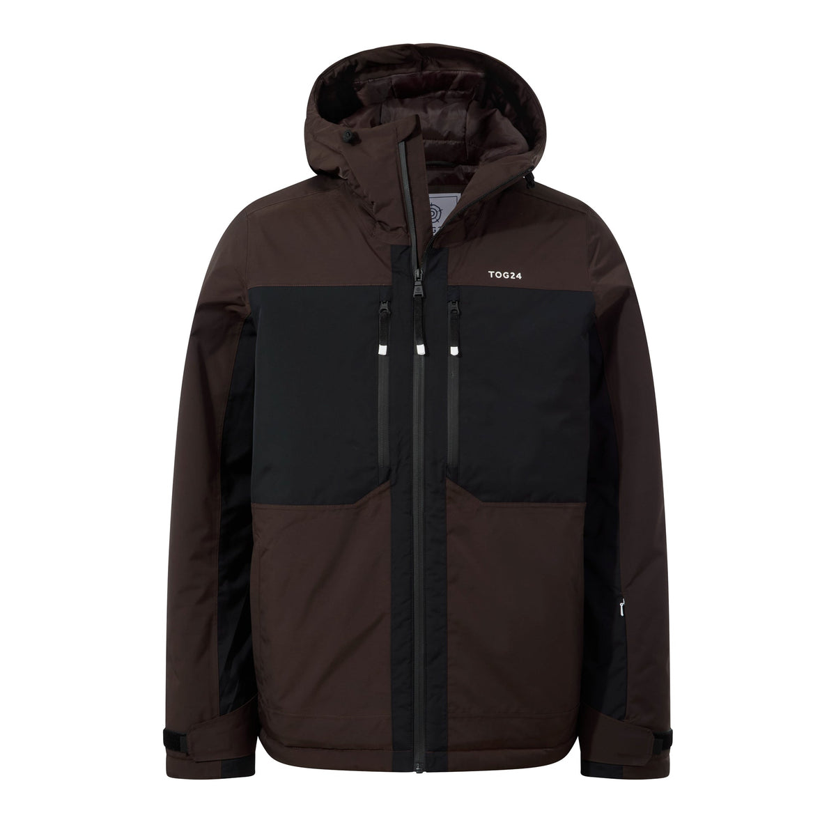 Avoriaz Mens Performance Waterproof Insulated Ski Jacket - Chocolate Brown - Image 20