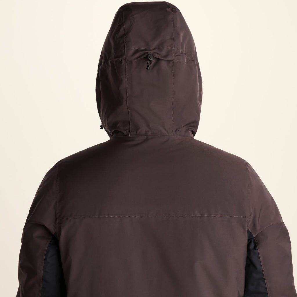 Avoriaz Mens Performance Waterproof Insulated Ski Jacket - Chocolate Brown - Image 14