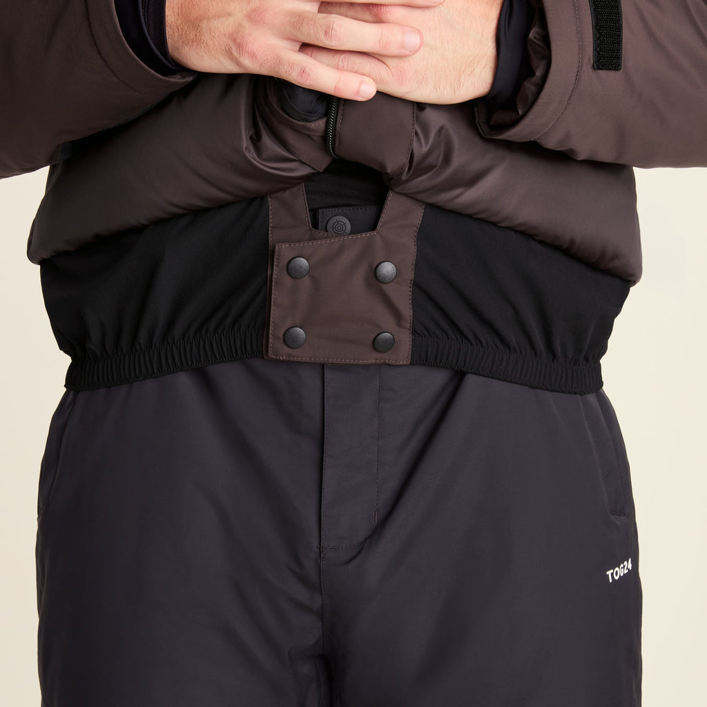 Avoriaz Mens Performance Waterproof Insulated Ski Jacket - Chocolate Brown - Image 15