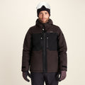 Avoriaz Mens Performance Waterproof Insulated Ski Jacket - Chocolate Brown