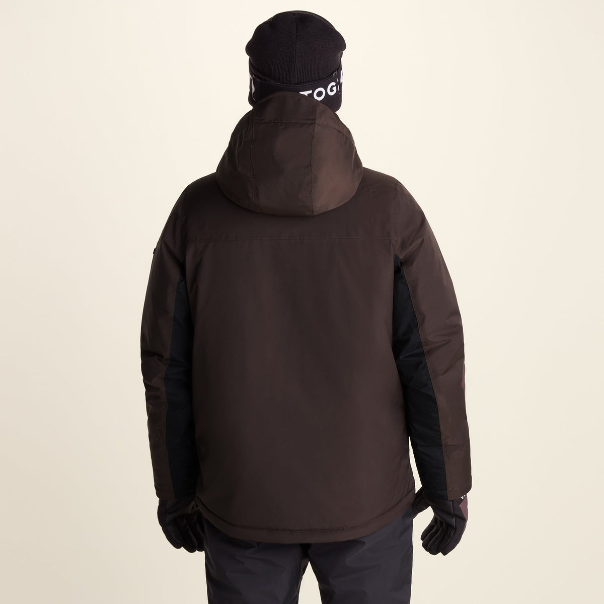 Avoriaz Mens Performance Waterproof Insulated Ski Jacket - Chocolate Brown - Image 3
