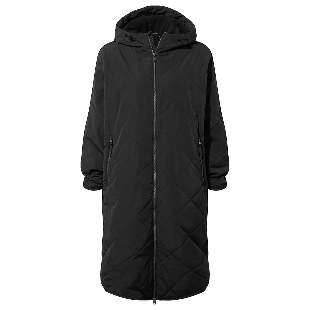 Banton Womens Oversized Shower Resistant Insulated Jacket - Black - Image 9