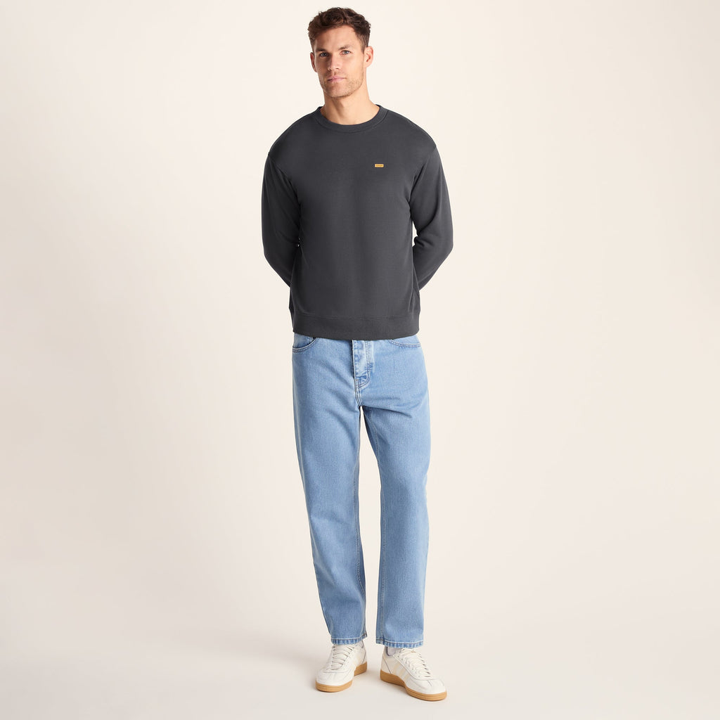 Barnaby Mens Relaxed Fit Supersoft Sweat - Deep Slate - Image 3