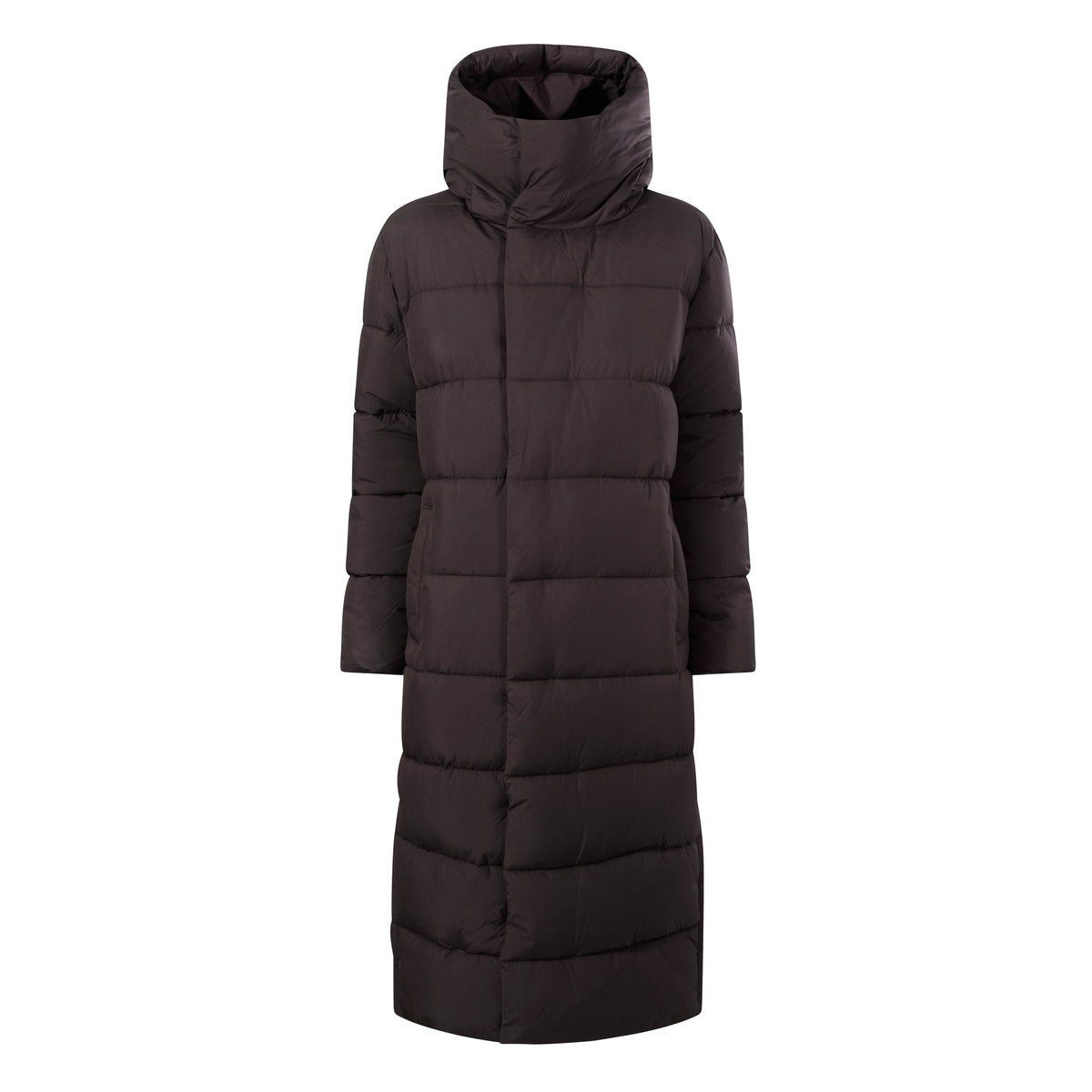 Bartlett Womens Longline Insulated Padded Coat - Chocolate Brown - Image 10