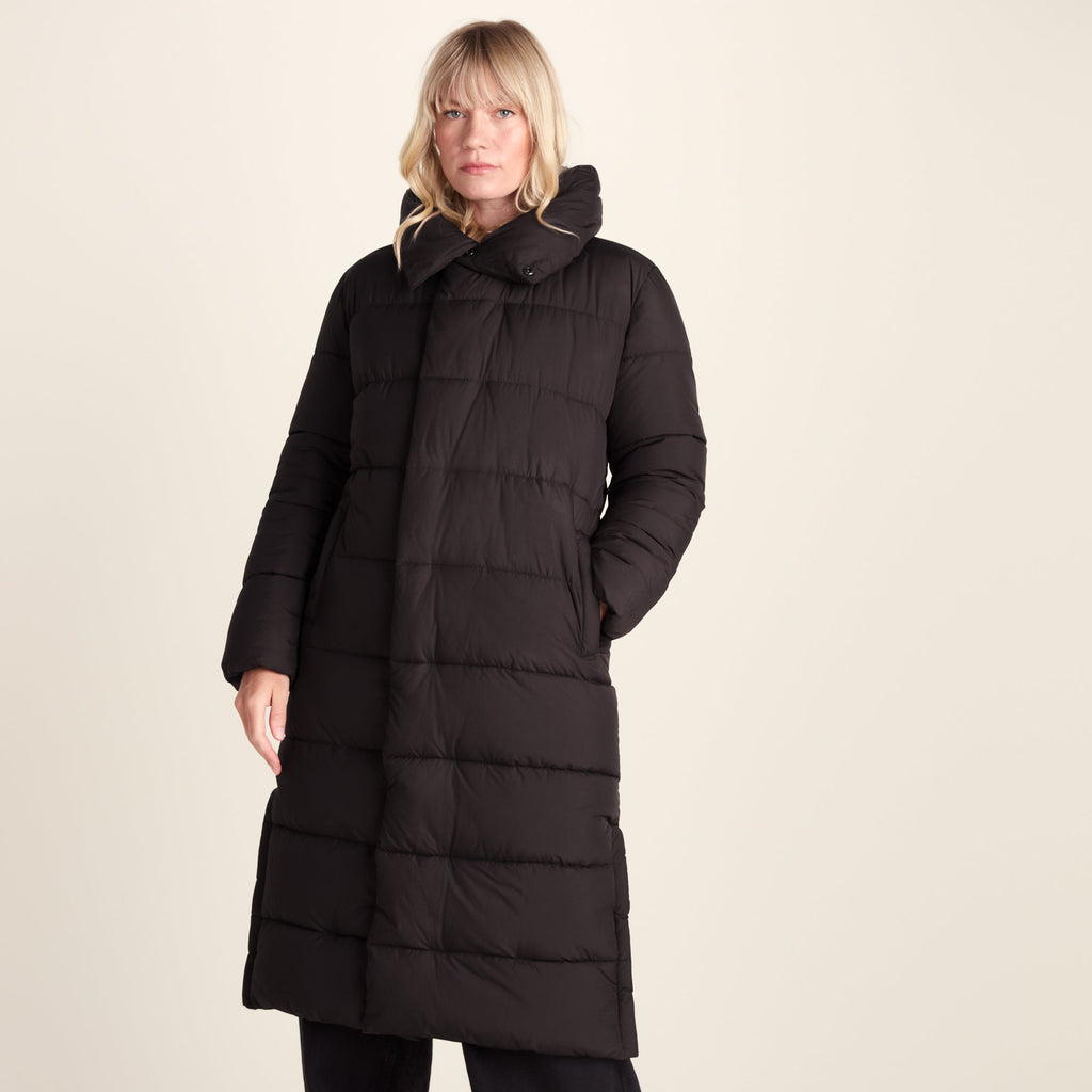 Bartlett Womens Longline Insulated Padded Coat - Chocolate Brown - Image 8