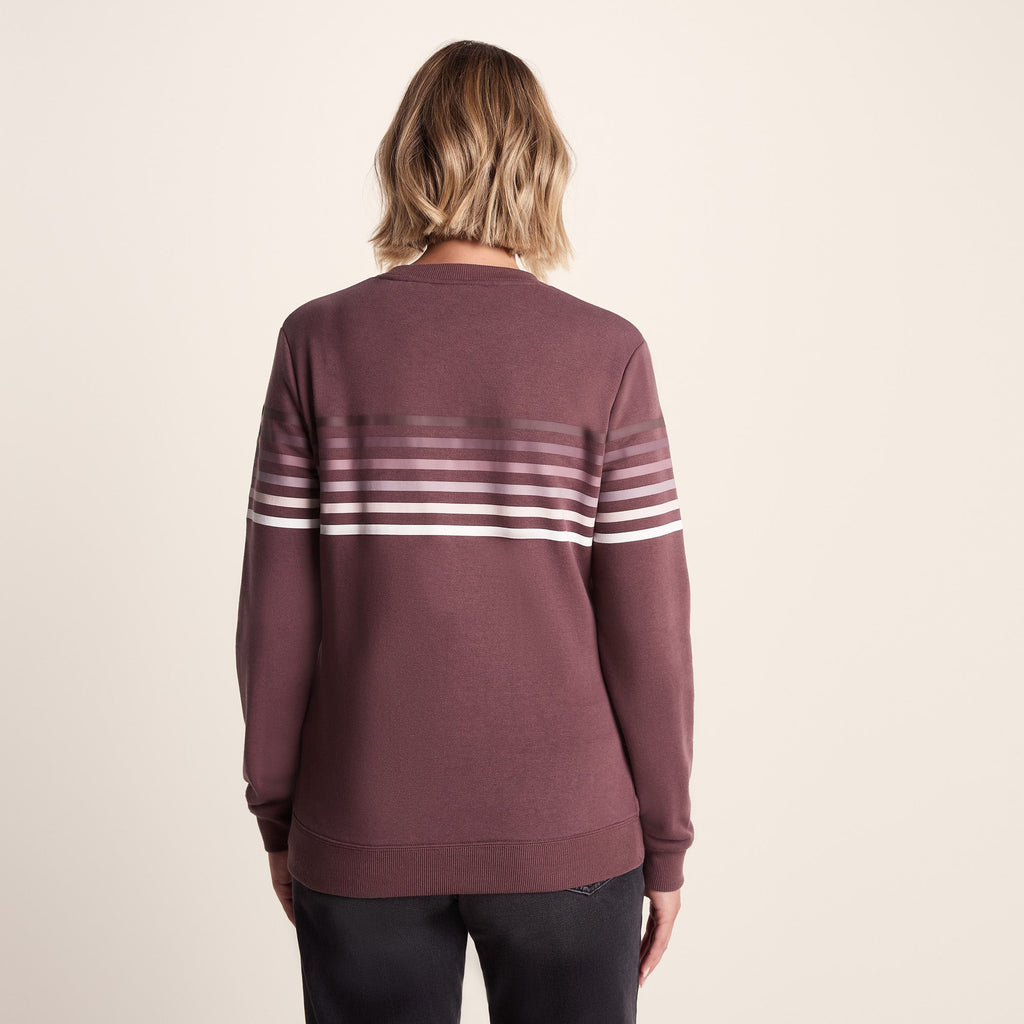 Bayman Womens Supersoft Sweat - Dark Mauve - Image 3