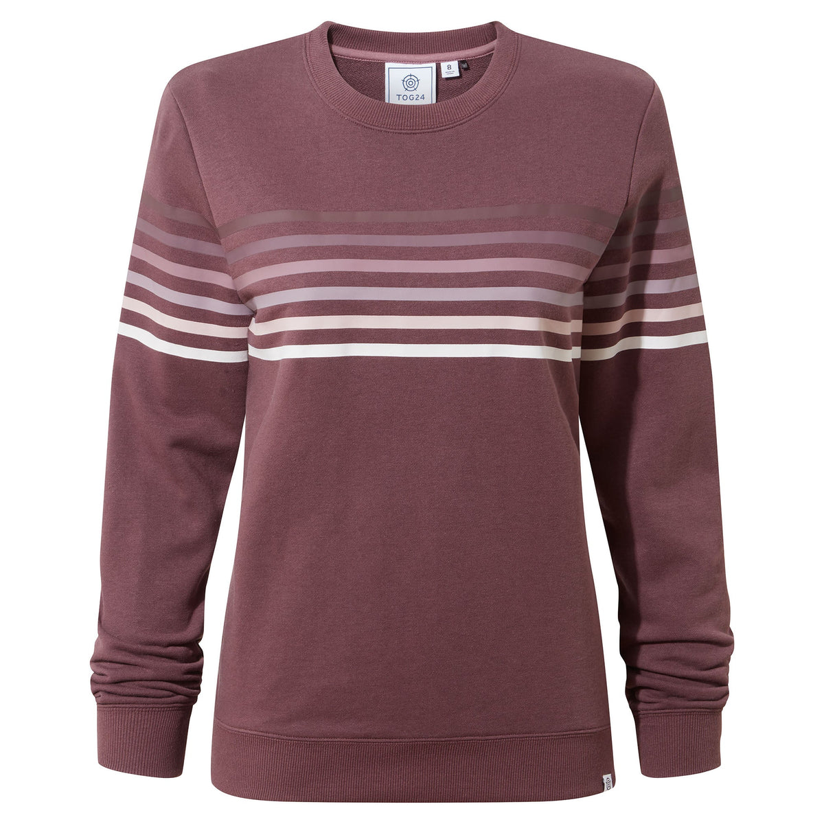Bayman Womens Supersoft Sweat - Dark Mauve - Image 7