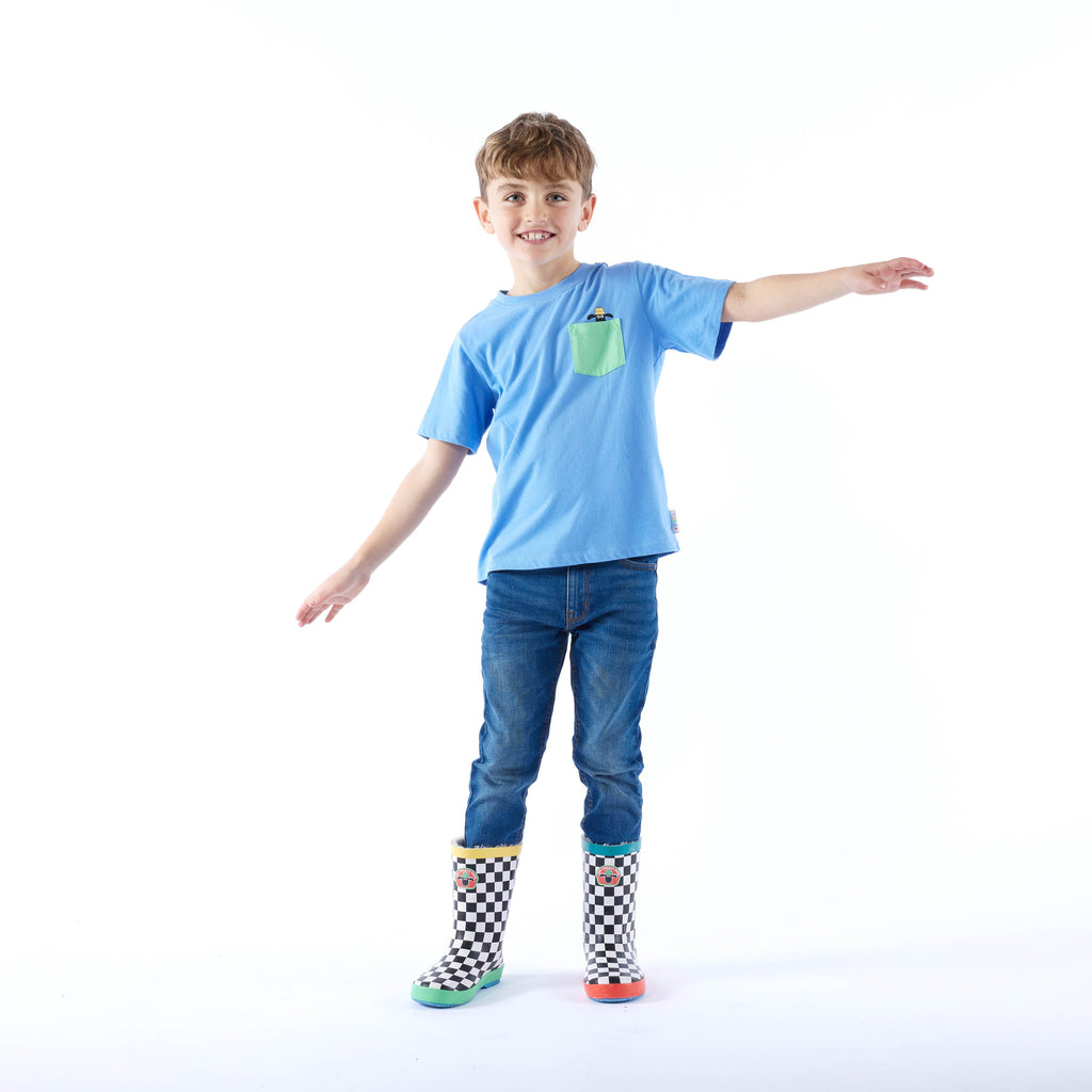 Beltex Kids Shaun the Sheep T-Shirt - Blueberry - Image 3