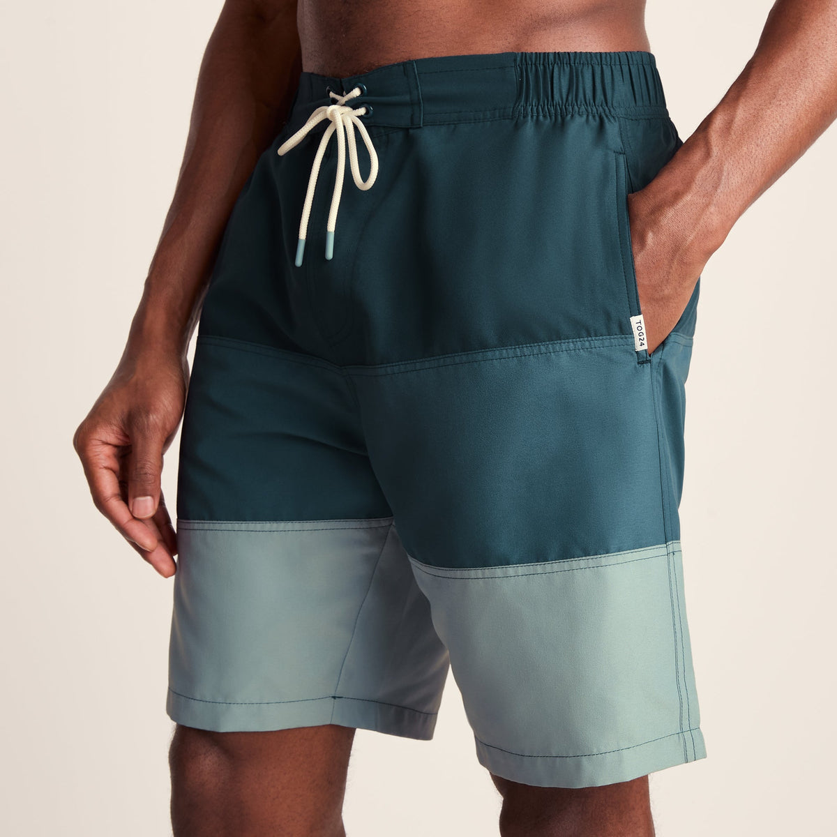 Bendon Mens Swimshorts - Deep Teal/Aegean Teal/Summer Sky - Image 4