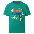 Boreray Kids Shaun the Sheep T-Shirt - Jungle Green - Image 6