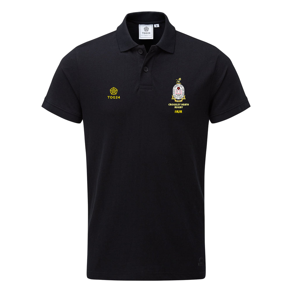 Crossley Heath Mens - Bower Polo Shirt Black - Image 2