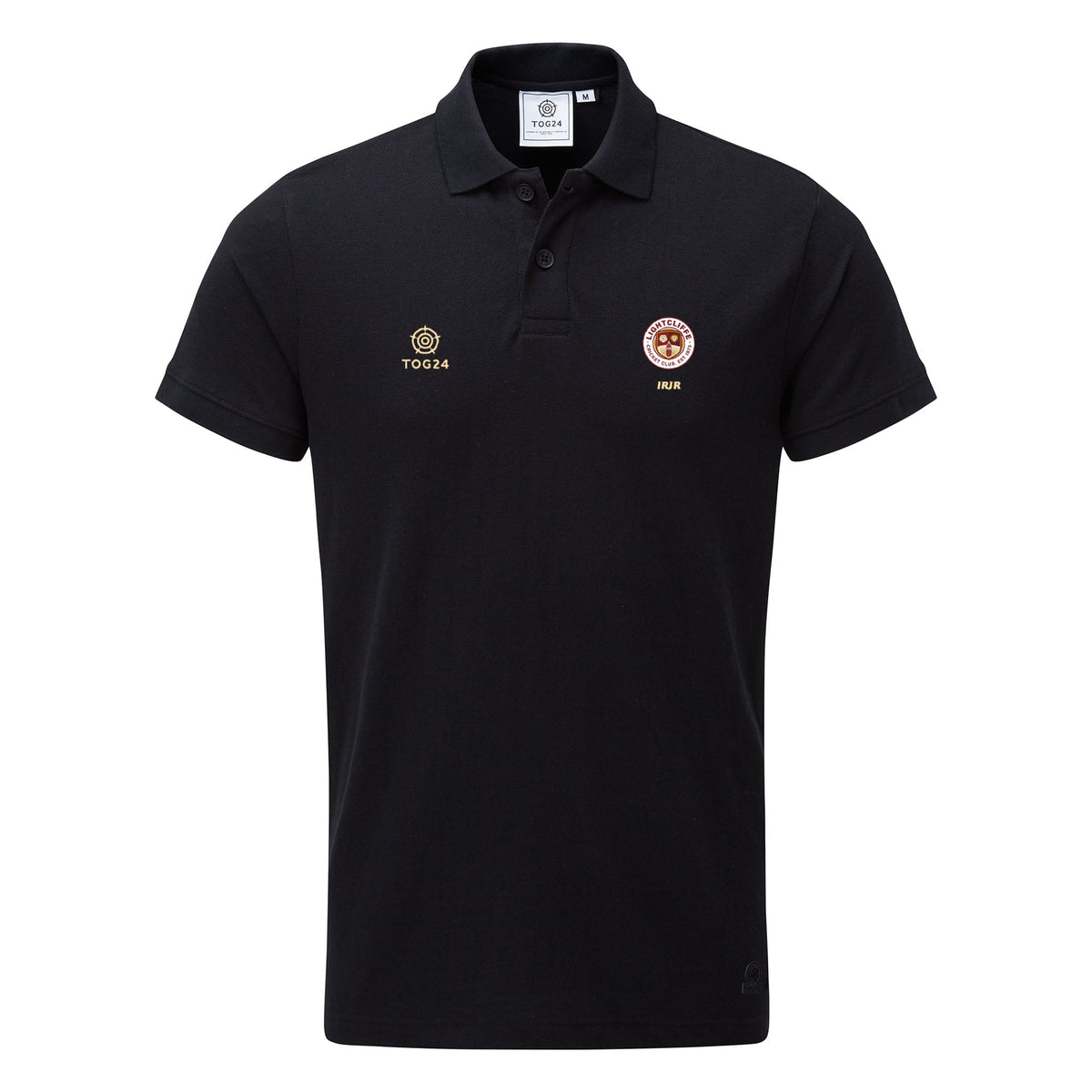 Lightcliffe CC Mens - Bower Polo Shirt Black - Image 2