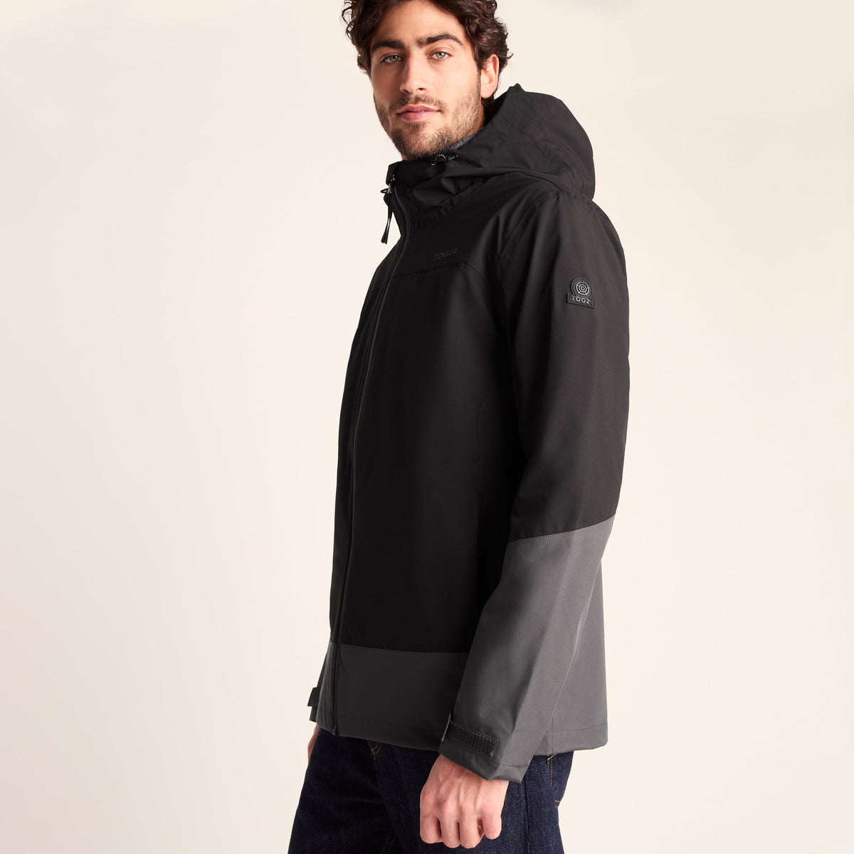 Bowston Mens Performance Waterproof Jacket - Black - Image 5