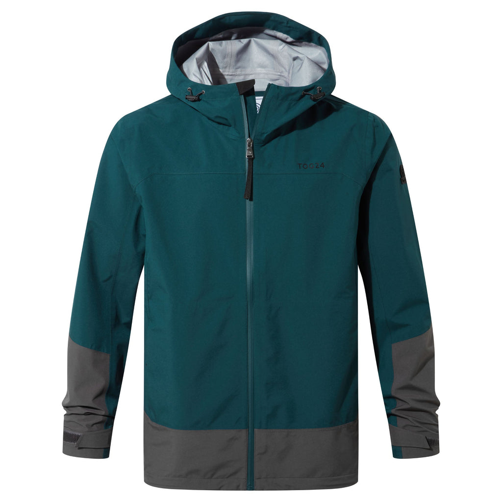 Bowston Mens Performance Waterproof Jacket - Petrol Green - Image 11