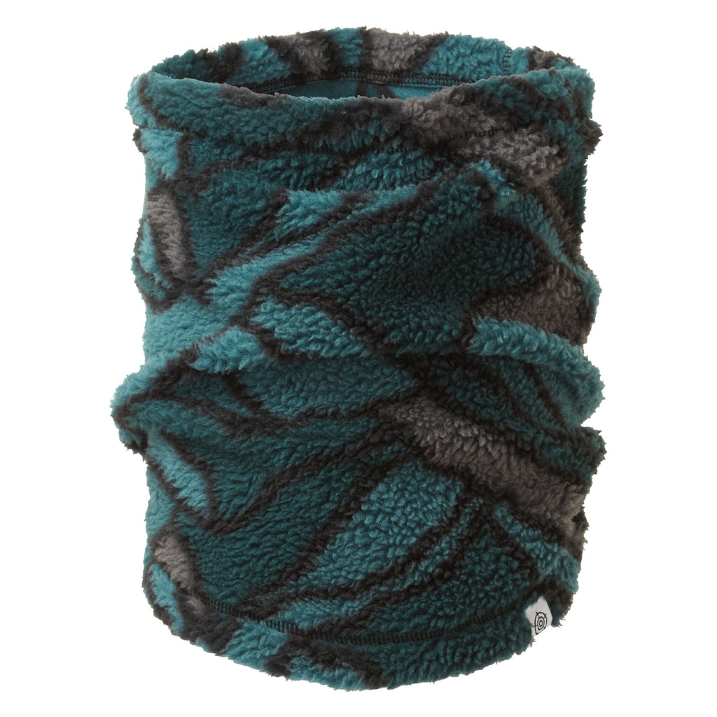 Bramley Snow Tube - Dk Turquoise Abstract Mountain Print - Image 2