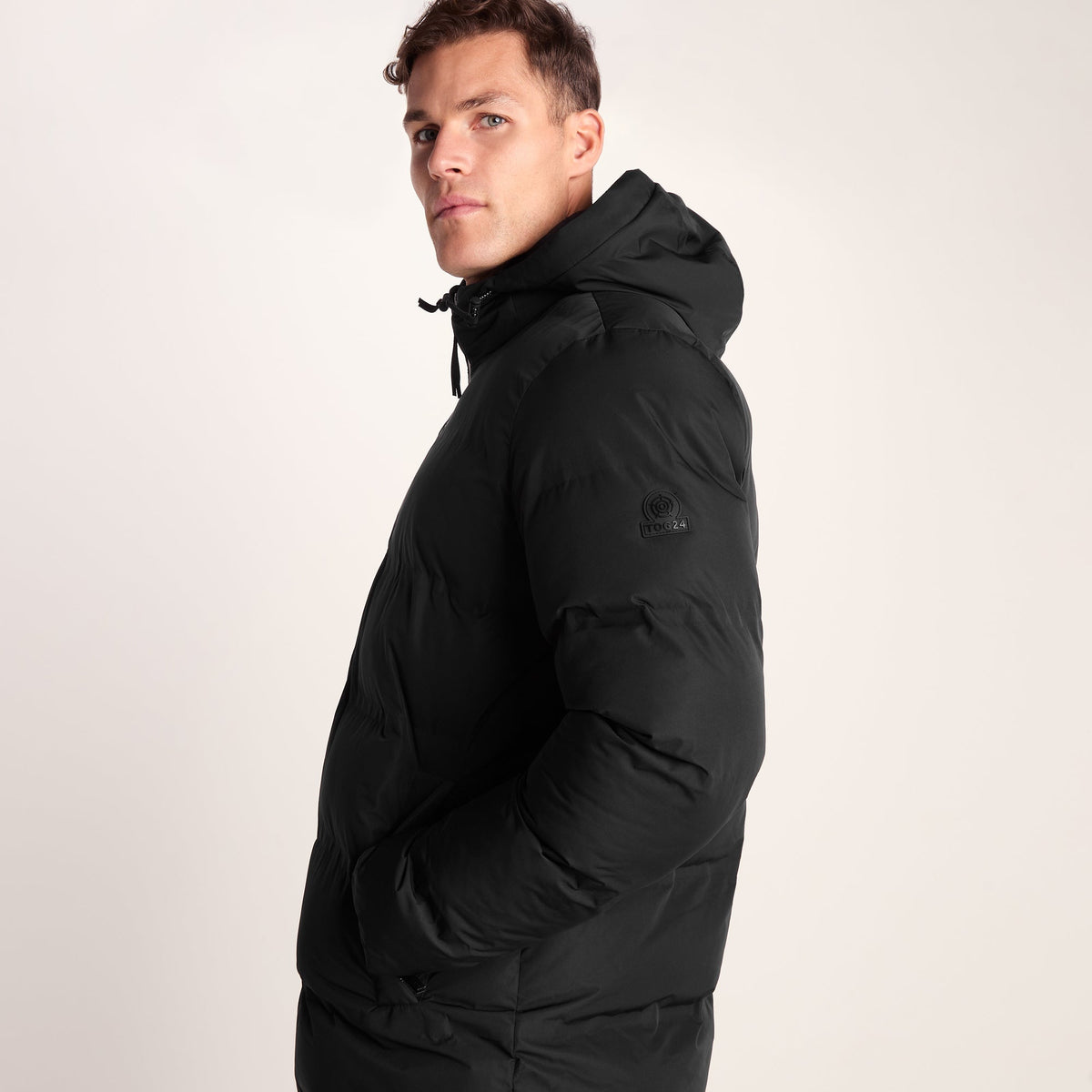 Brinkley Mens Parka - Black - Image 6