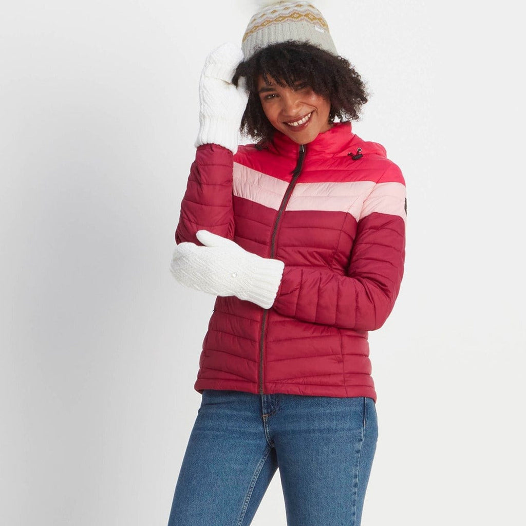 Britton Lined Mittens - Off White - Image 2