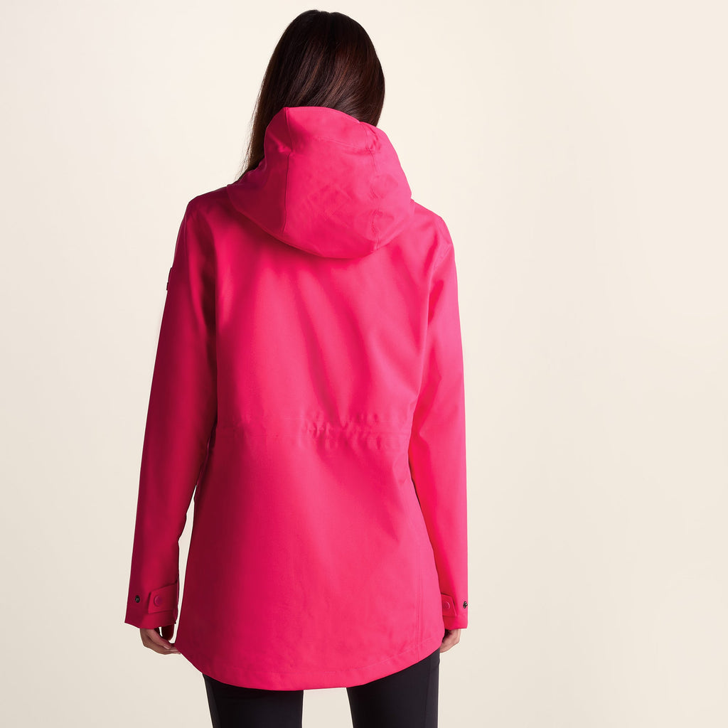 Burradon Womens Waterproof Jacket - Magenta Pink - Image 4