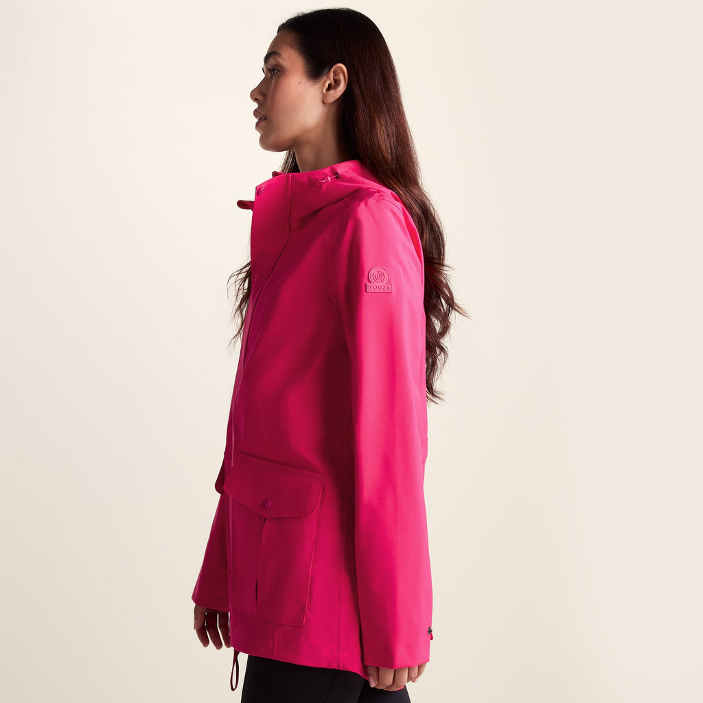 Burradon Womens Waterproof Jacket - Magenta Pink - Image 8