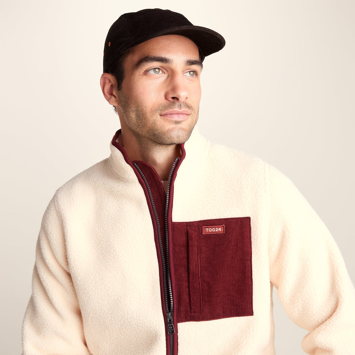 Calderwood Corduroy Cap - Chestnut Brown - Image 2