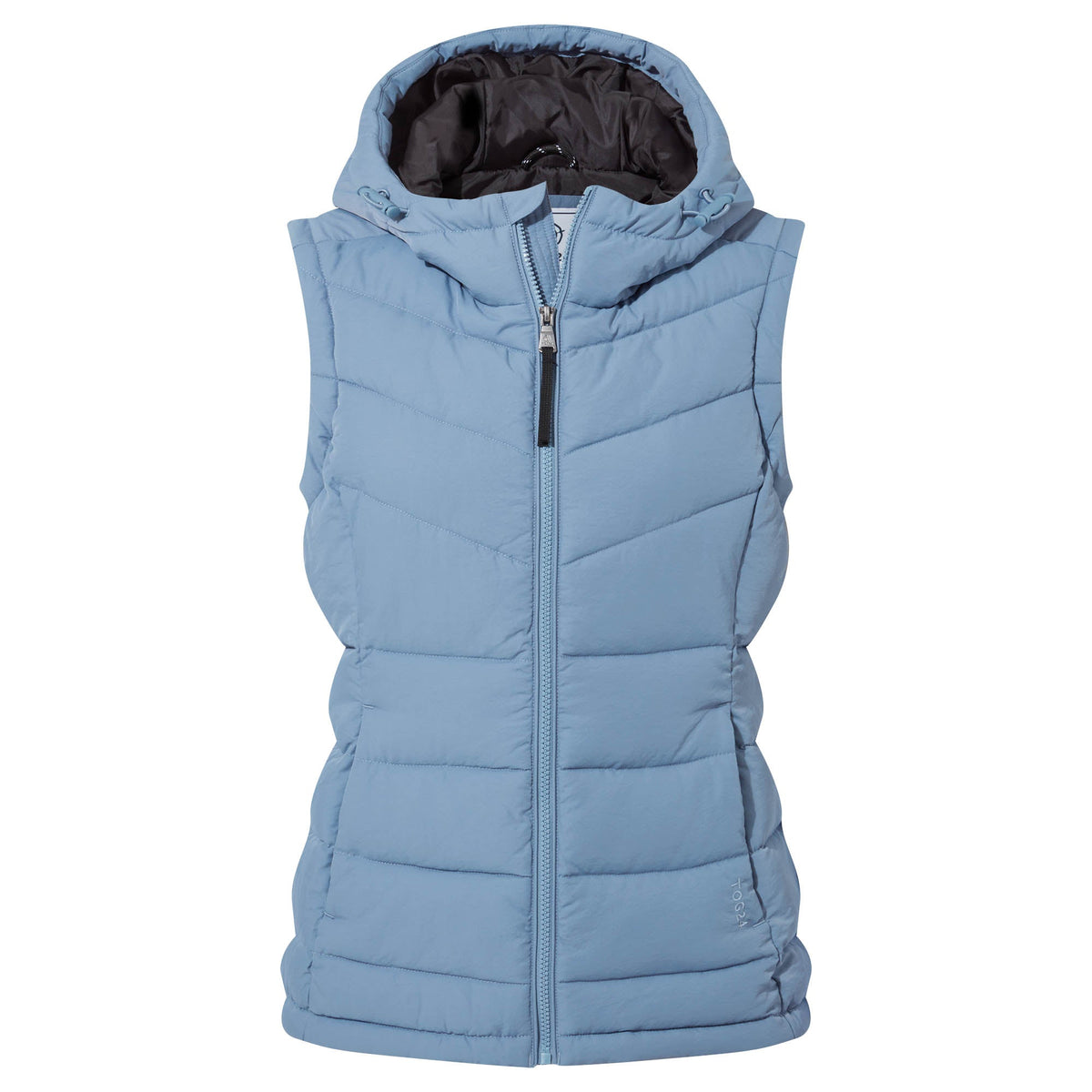 Calvo Womens Padded Gilet - Misty Blue - Image 7