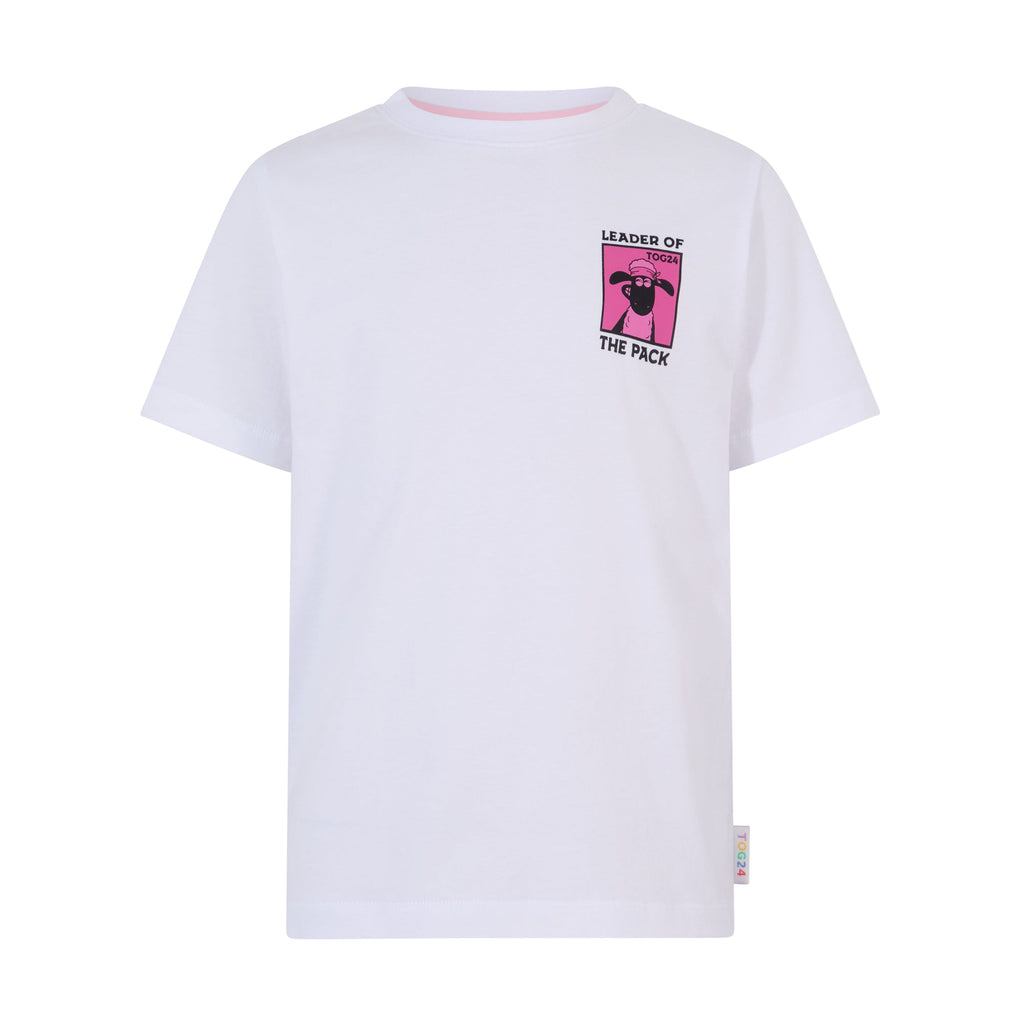 Cameroon Kids Shaun the Sheep T-Shirt - Optic White/Milkshake - Image 7