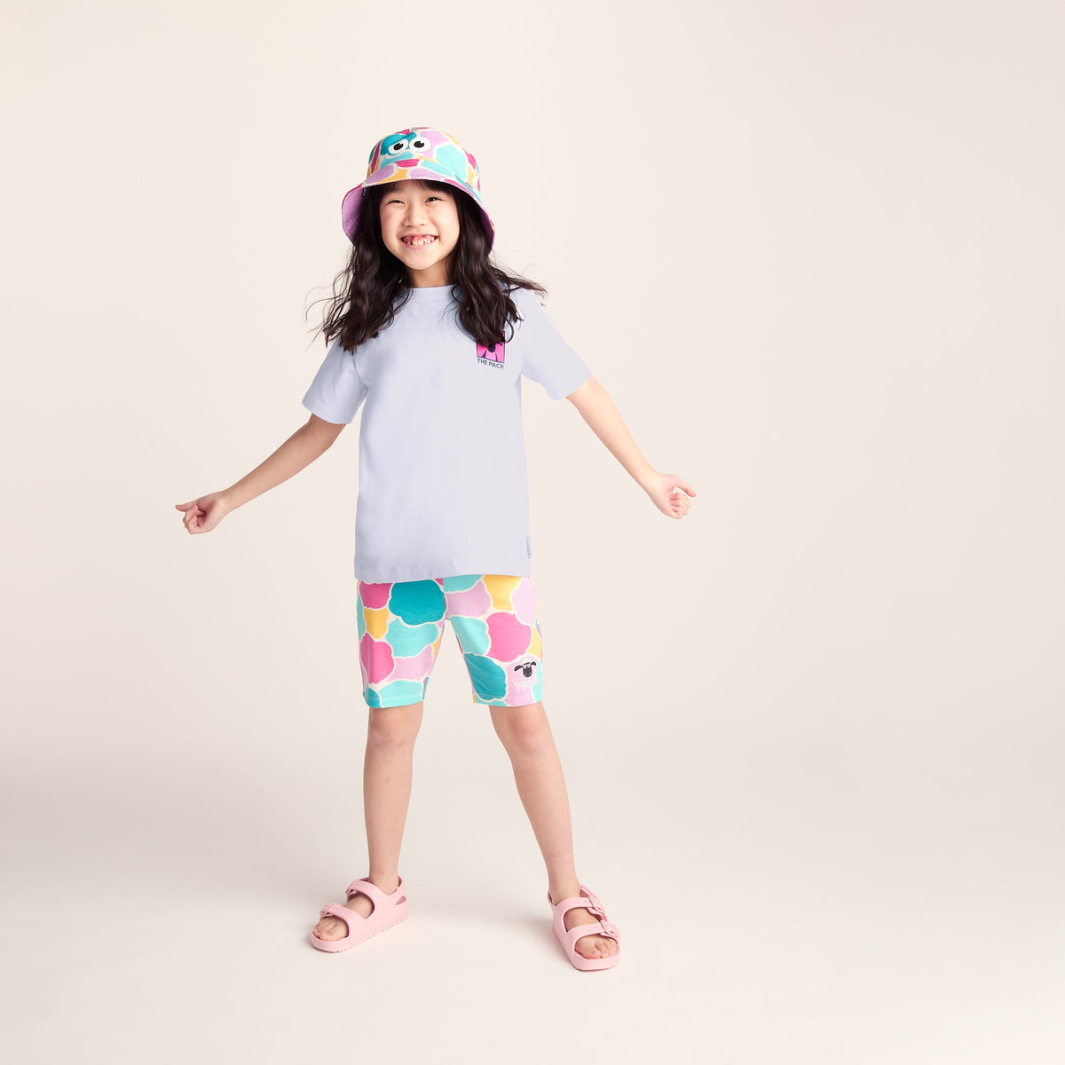 Cameroon Kids Shaun the Sheep T-Shirt - Optic White/Milkshake - Image 2