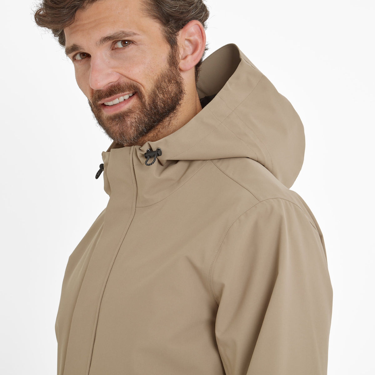 Cason Mens Waterproof Jacket - Walnut - Image 7