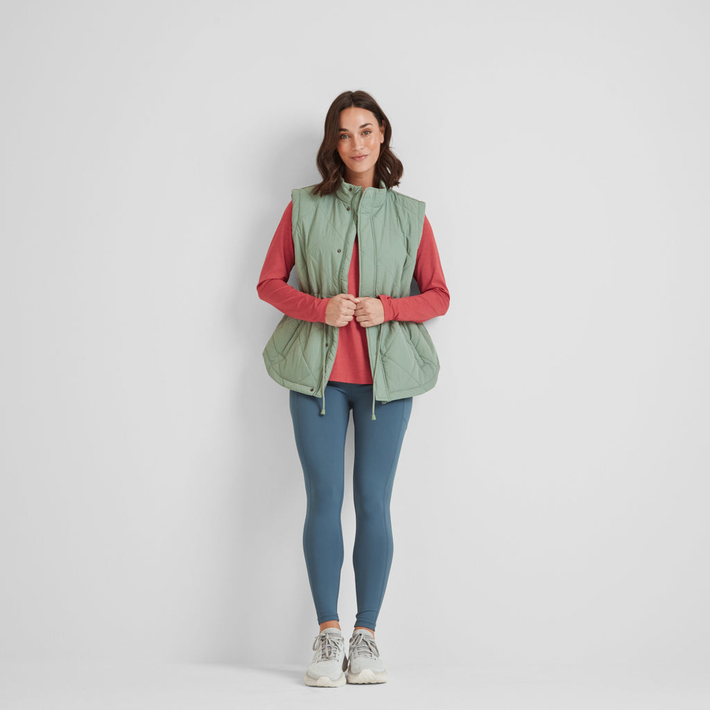 Cassly Womens Insulated Gilet - Pistachio - Image 2