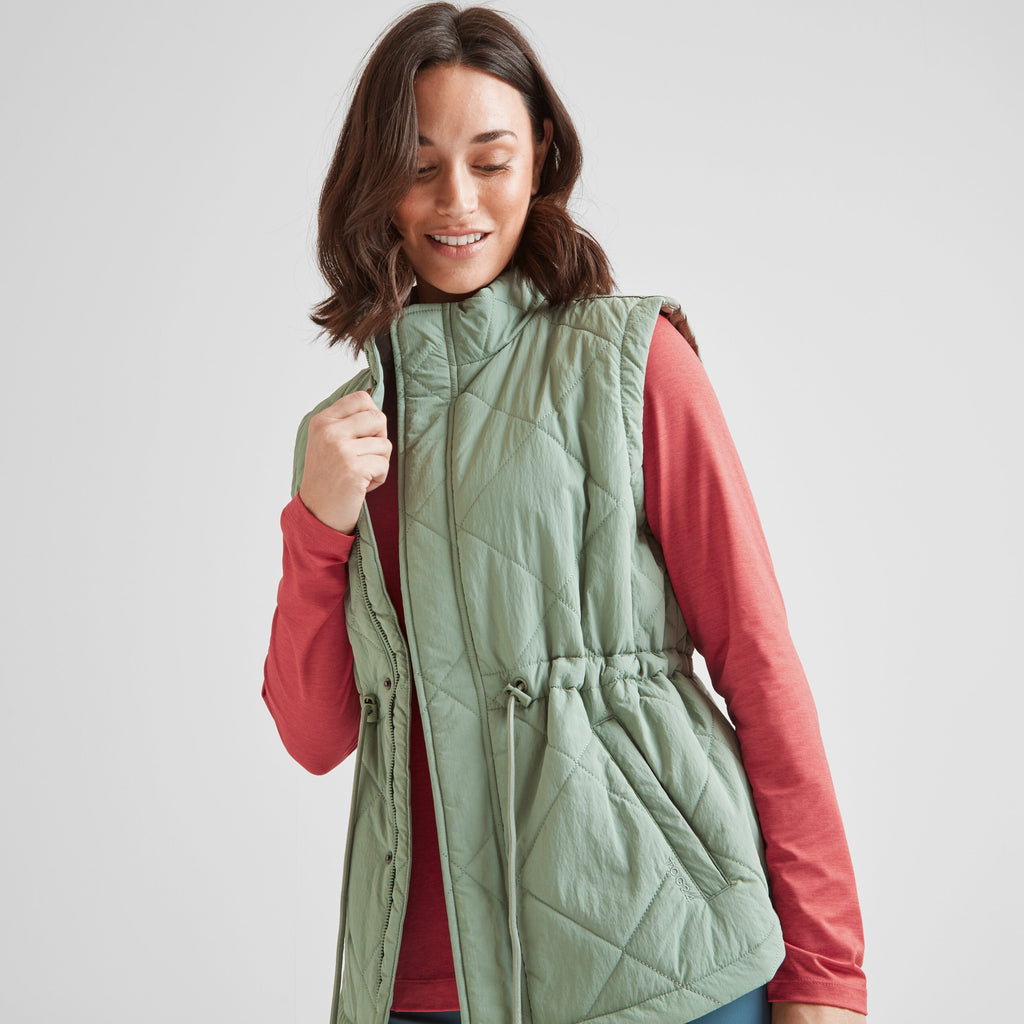 Cassly Womens Insulated Gilet - Pistachio - Image 11