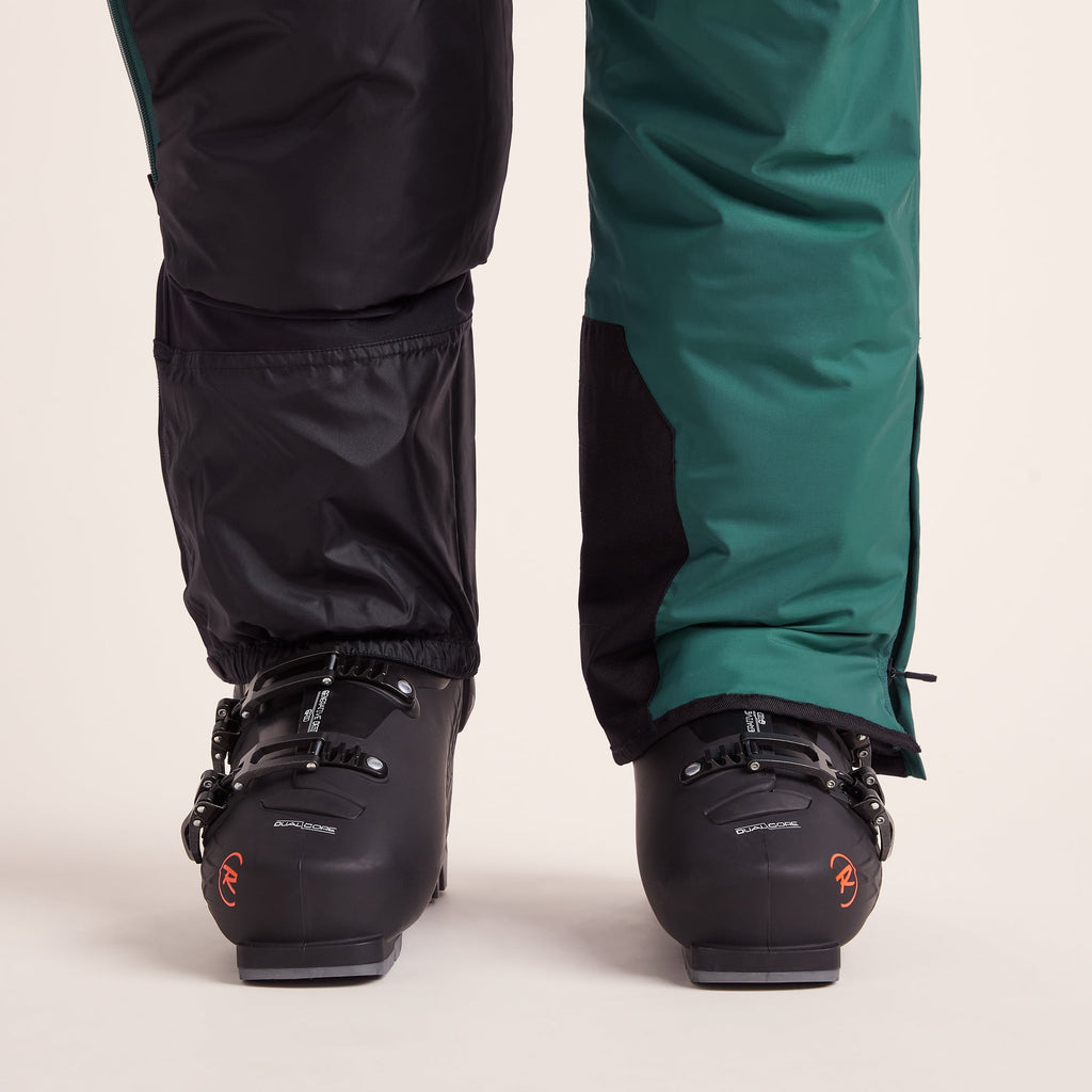 Clusaz Mens Waterproof Insulated Salopettes - Dark Turquoise - Image 10