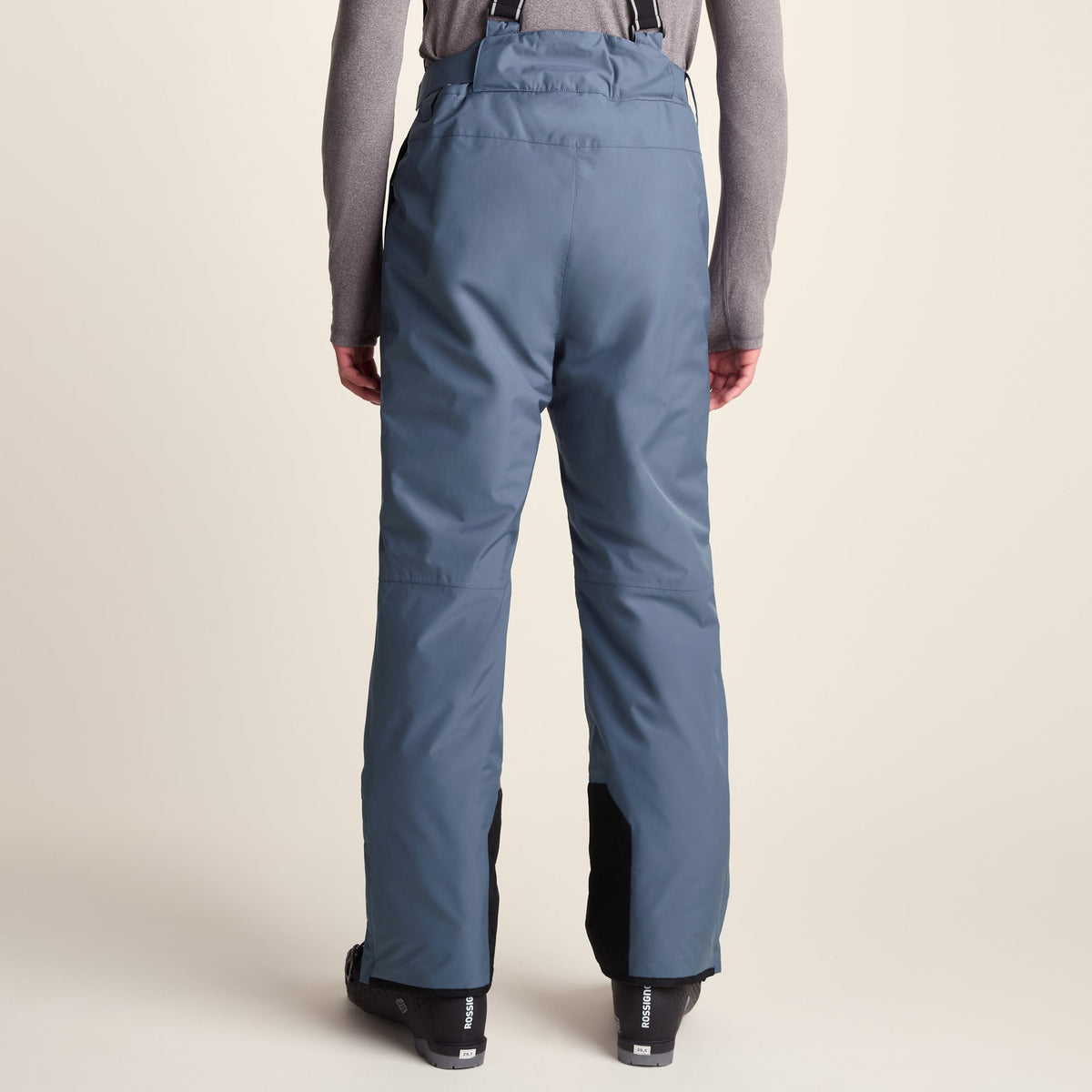 Clusaz Mens Waterproof Insulated Salopettes - Smokey Blue - Image 3
