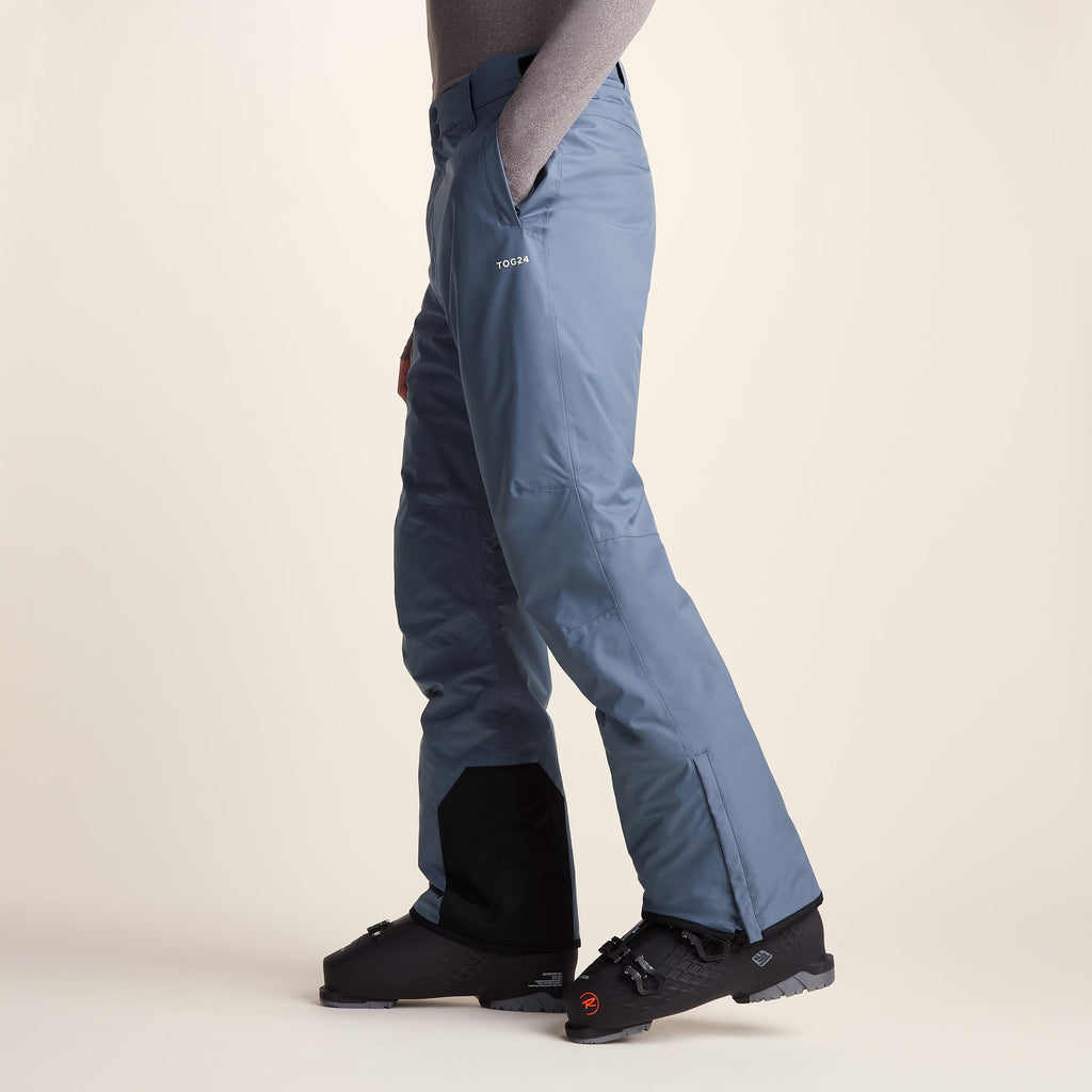Clusaz Mens Waterproof Insulated Salopettes - Smokey Blue - Image 4