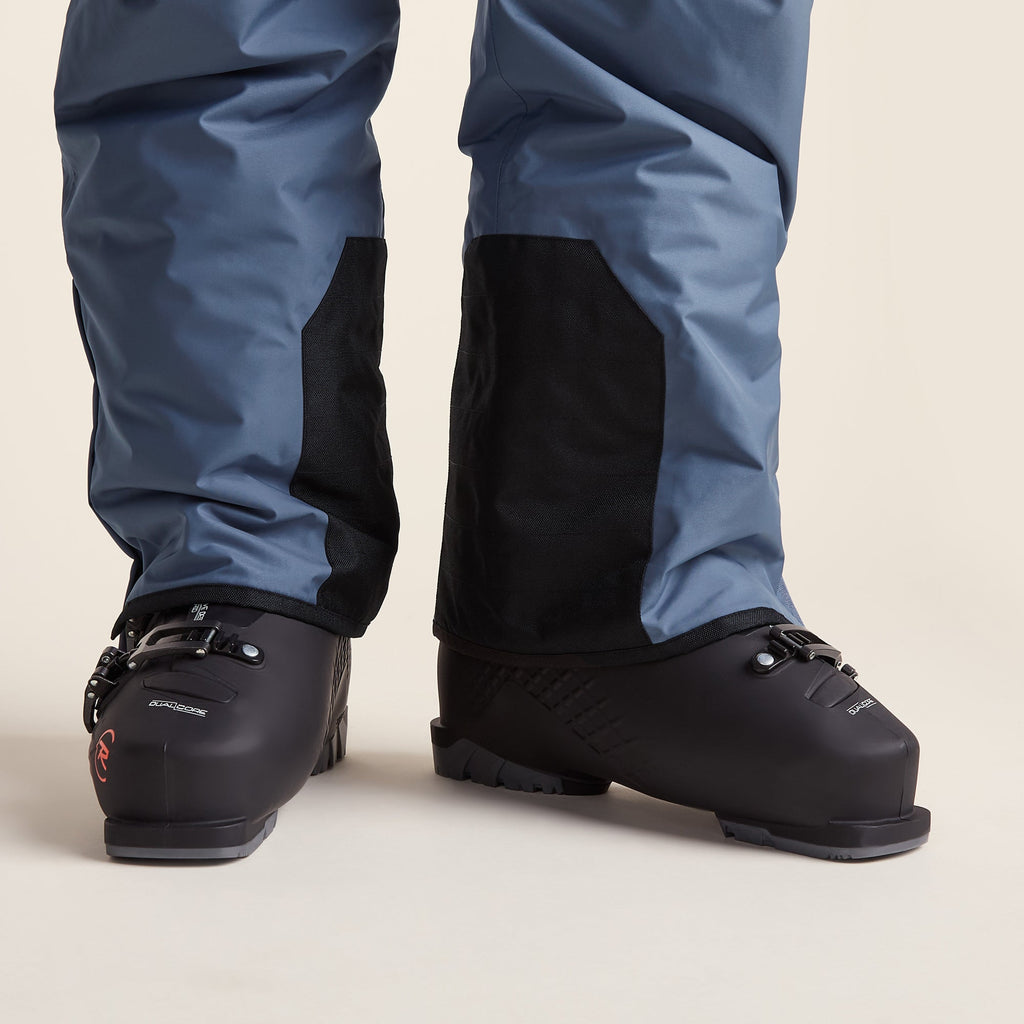 Clusaz Mens Waterproof Insulated Salopettes - Smokey Blue - Image 9