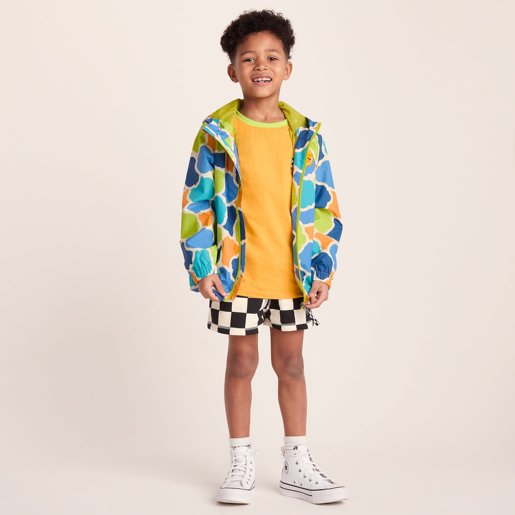 Cohampshire Kids Shaun the Sheep Waterproof Jacket - Lime Cloud Print - Image 6