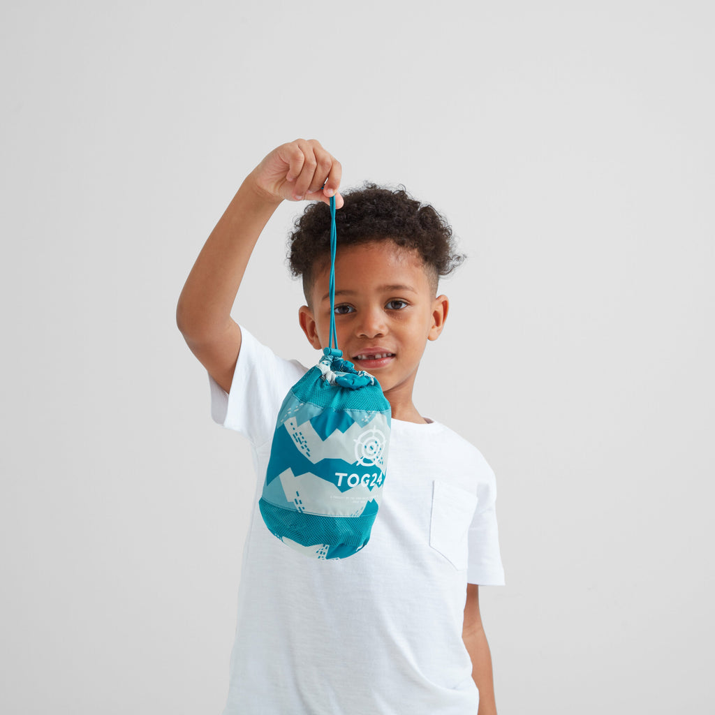 Copley Kids Waterproof Jacket - Mosaic Blue Mountain Print - Image 6