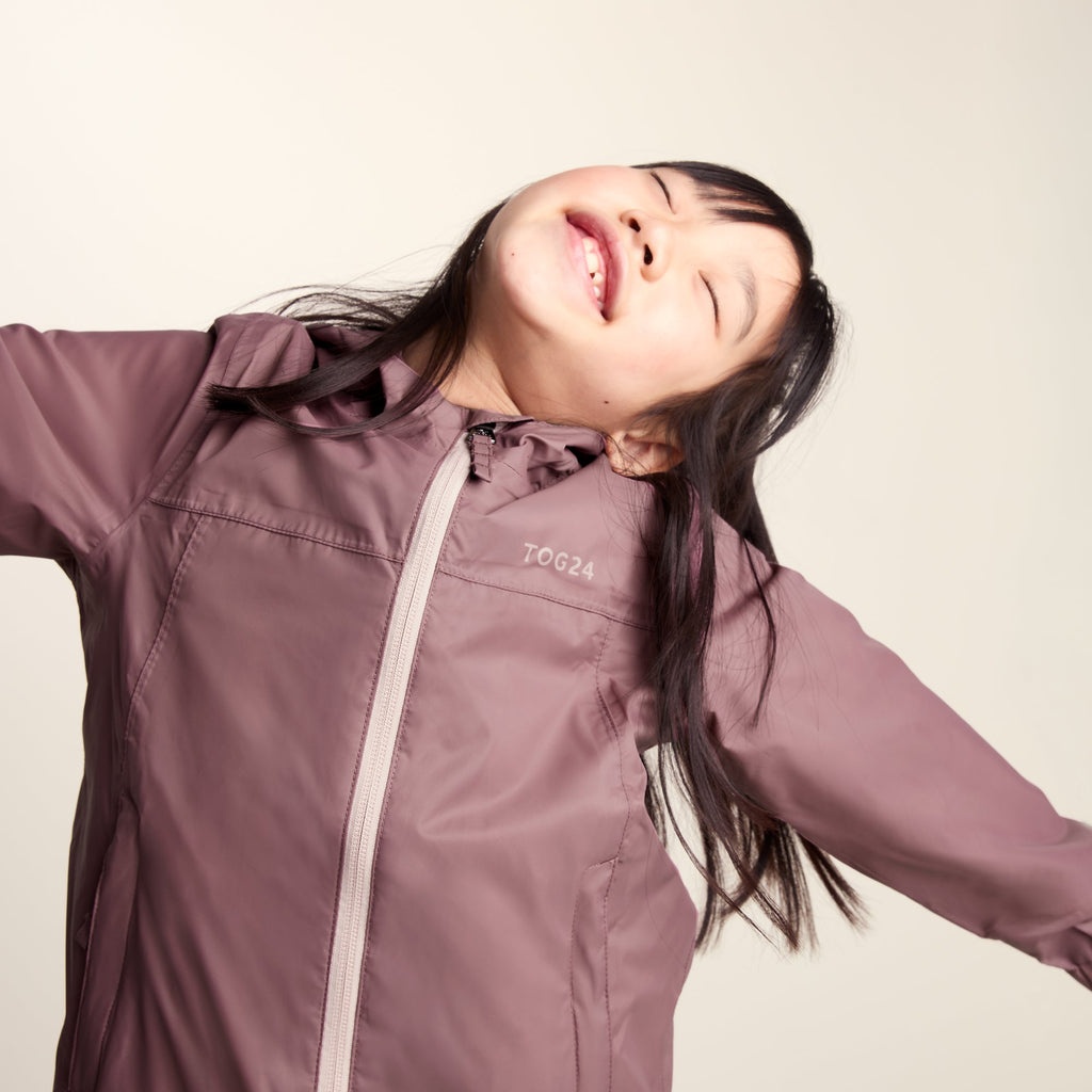 Copley Kids Waterproof Jacket - Mauve - Image 4