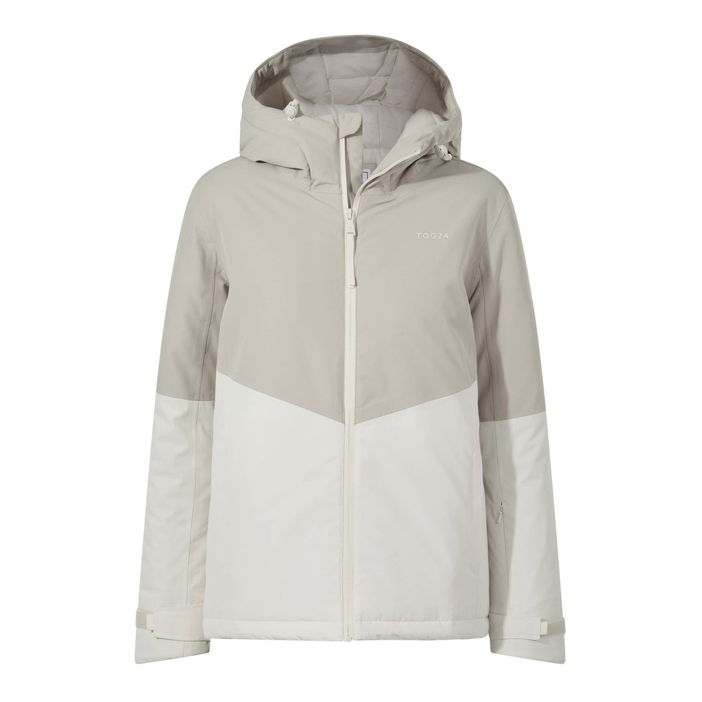 Corvara Womens Waterproof Insulated Ski Jacket - Simply Taupe - Image 18