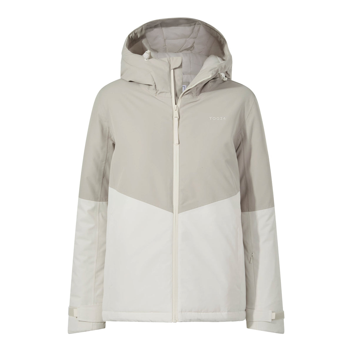 Corvara Womens Waterproof Insulated Ski Jacket - Simply Taupe - Image 18