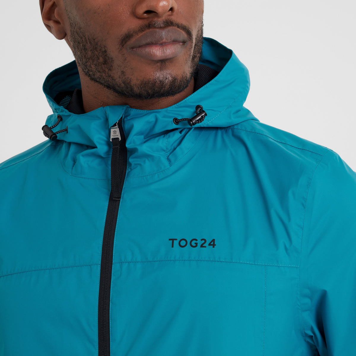 Craven Mens Waterproof Packaway Jacket - Mosaic Blue - Image 6