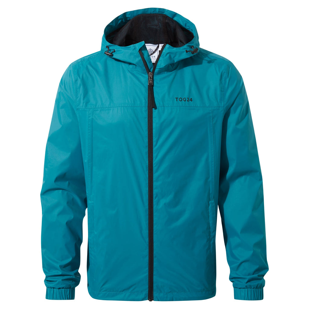 Craven Mens Waterproof Packaway Jacket - Mosaic Blue - Image 8