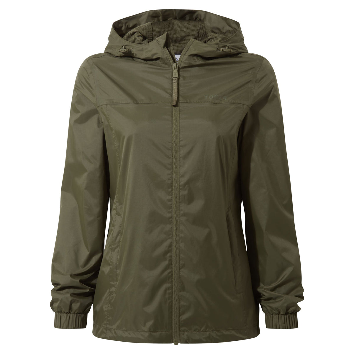 Craven Womens Waterproof Packaway Jacket - Khaki - Image 9