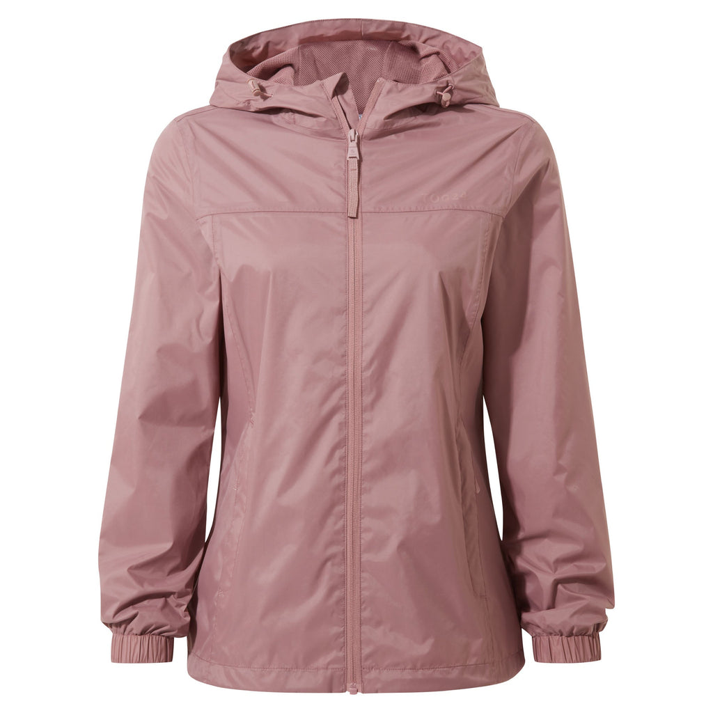 Craven Womens Waterproof Packaway Jacket - Mauve - Image 10