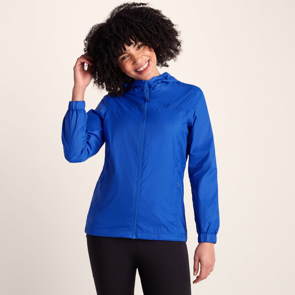 Craven Womens Waterproof Packaway Jacket - Ultra-Marine Blue - Image 9
