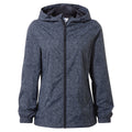 Craven Womens Waterproof Packaway Jacket - Dk Indigo Abstract Print - Image 8