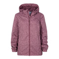 Craven Womens Waterproof Packaway Jacket - Black/Raspberry Wiggle Print - Image 8