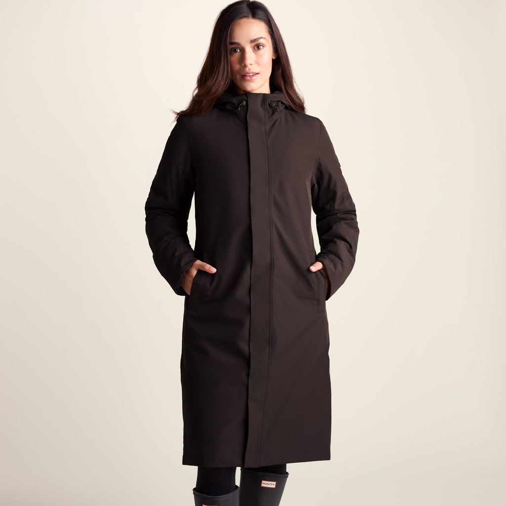Dalton Womens Longline Waterproof Insulated Coat - Chocolate Brown - Image 10
