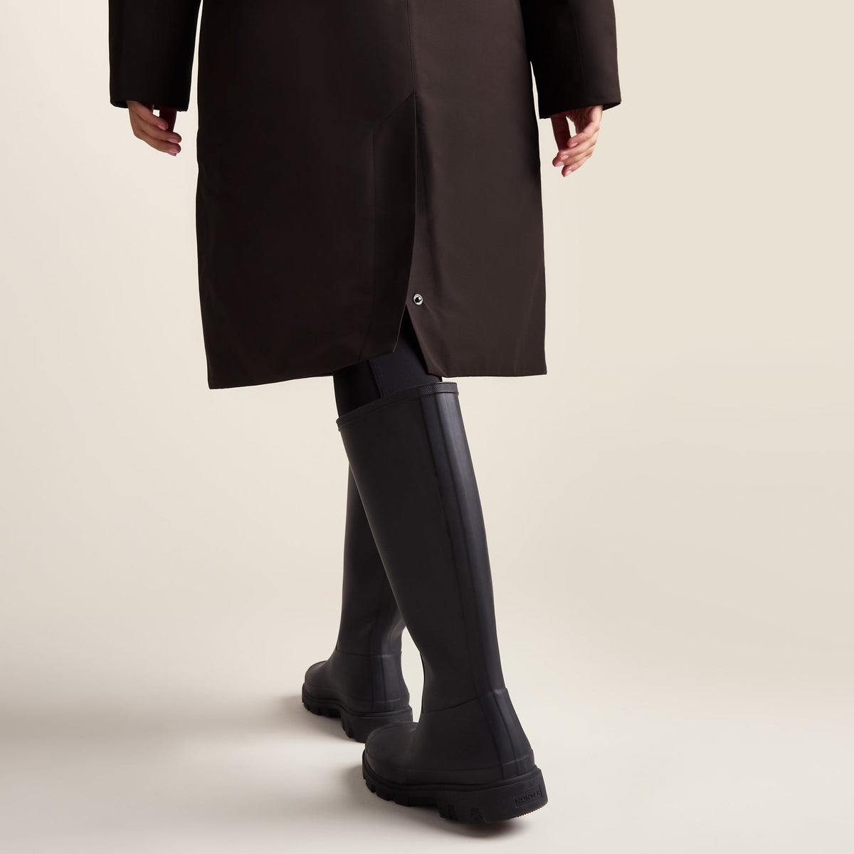 Dalton Womens Longline Waterproof Insulated Coat - Chocolate Brown - Image 8
