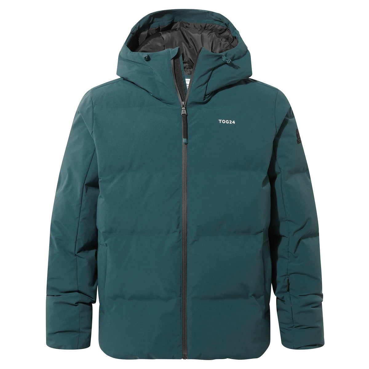 Davos Mens Shower Resistant Insulated Ski Jacket - Dark Turquoise - Image 18